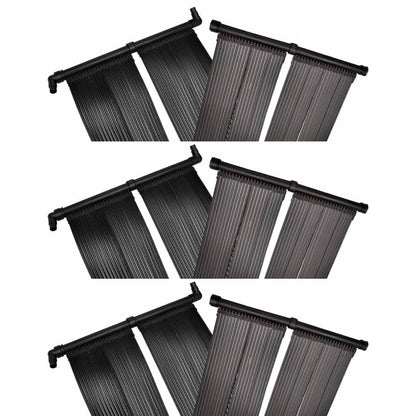 NNEVL Solar Pool Heater Panel 6 pcs 80x620 cm