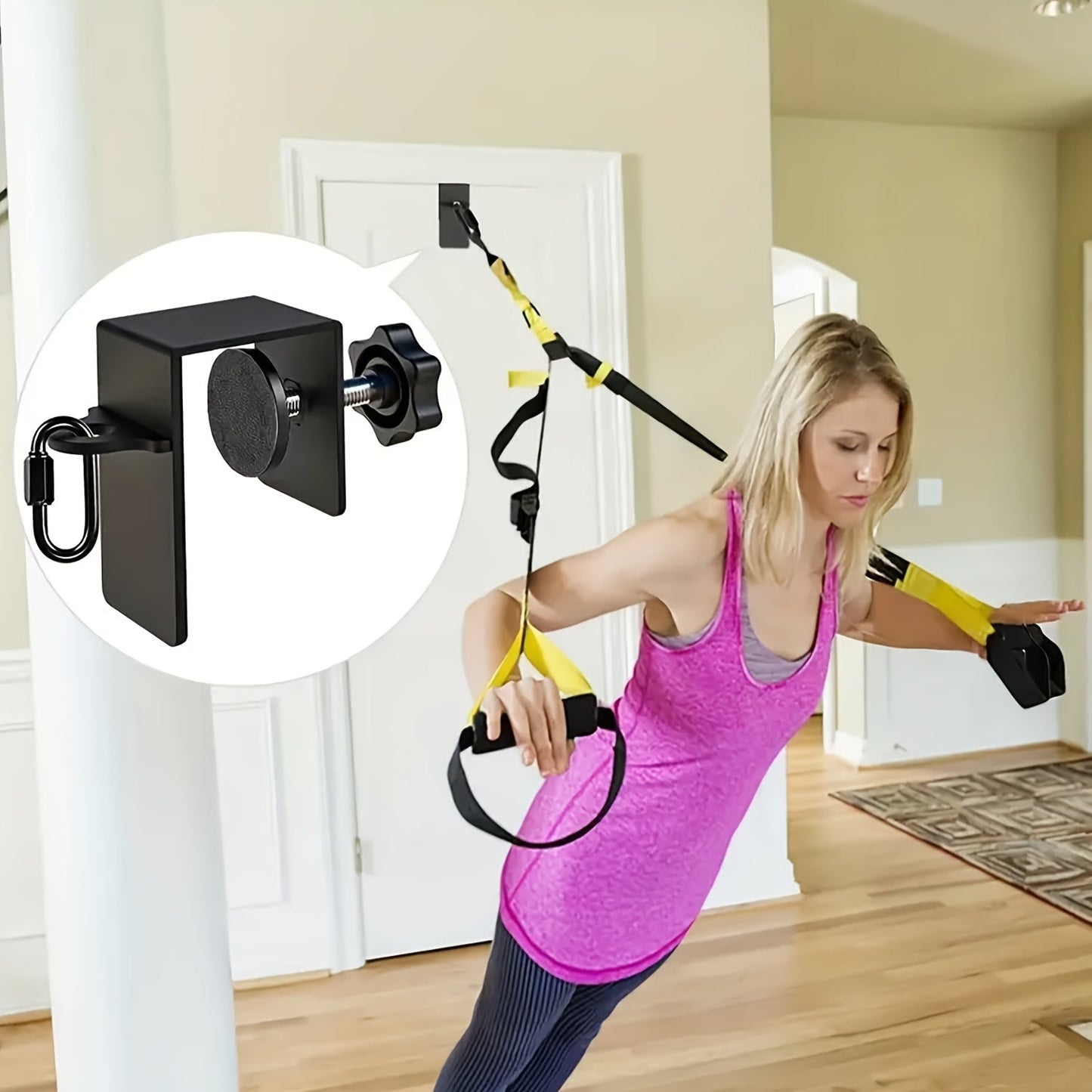 NNETM Door Flexibility Trainer Adjustable Split Leg Stretch Strap